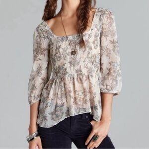 Free people peasant blouse